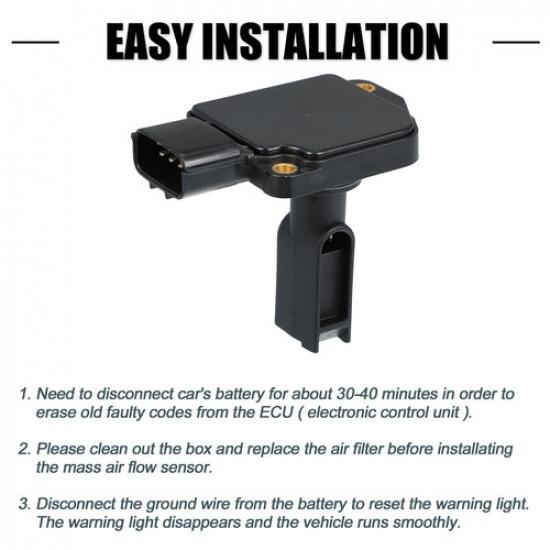 Mass Air Flow Sensor Meter 22680-5J000 for Nissan Pathfinder 1997-2003 3.3L