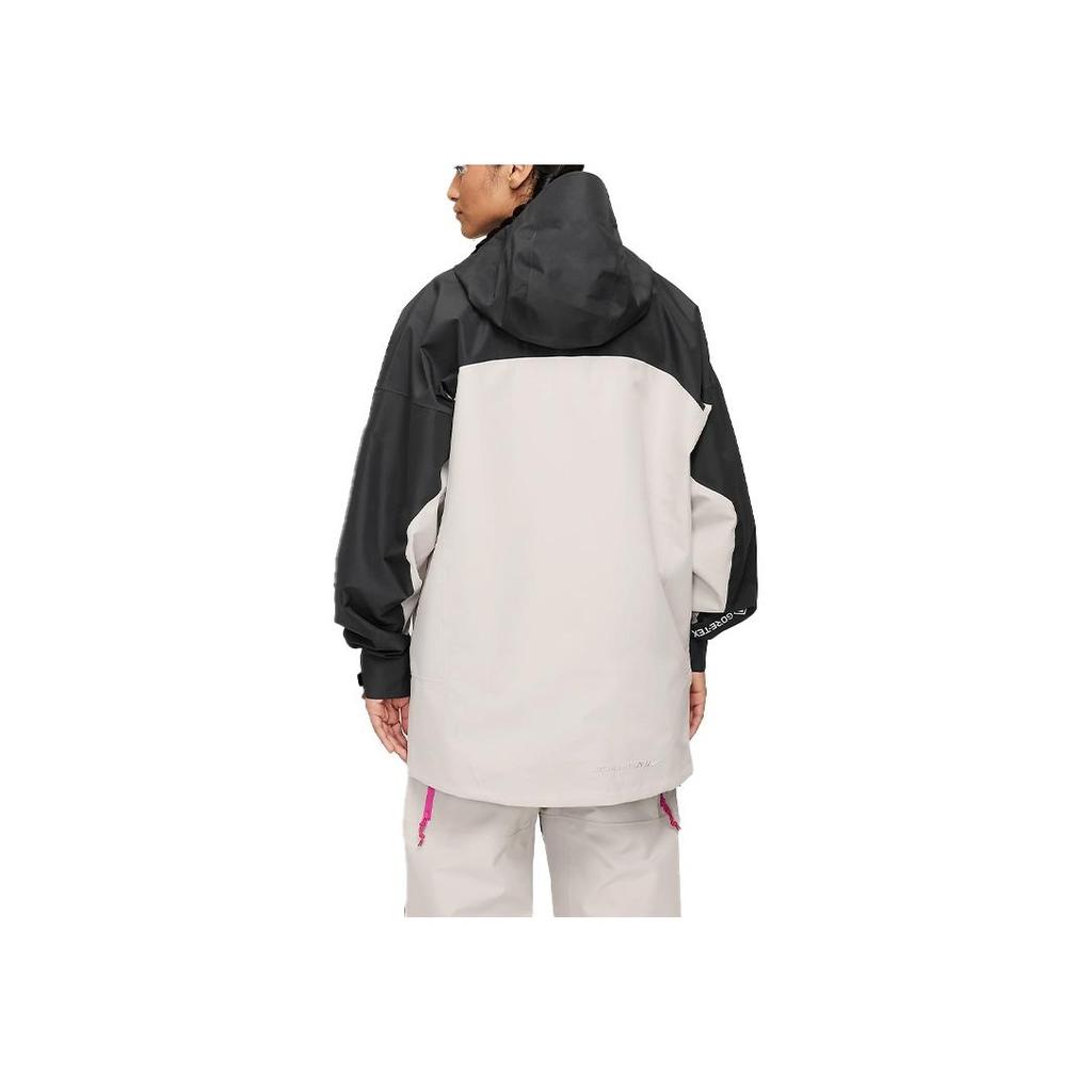 Nike ACG Storm-Fit Adv FW24 Gore-Tex Winddicht Wasserdicht Bequeme Jacke Unisex Jacke Hell-Earlwood-Braun Kohle Gipfel-Weiß FV8891-104