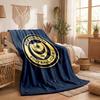 Coperta in Pile a Tema Portsmouth FC Morbida e Accogliente Coperta di Peluche per Camera da Letto Divano Viaggio