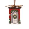 Vintage 3D Christmas Decoration Resin Pendant Christmas Decoration Christmas Tree Gift Bell Trojans Hanging Decoration