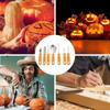 Hot Sale 7Pcs set Halloween Pumpkin Carving Knife Sets Pumpkin Lantern DIY Carved Tools Pottery Tools Pumpkin Cutting Hand Tools