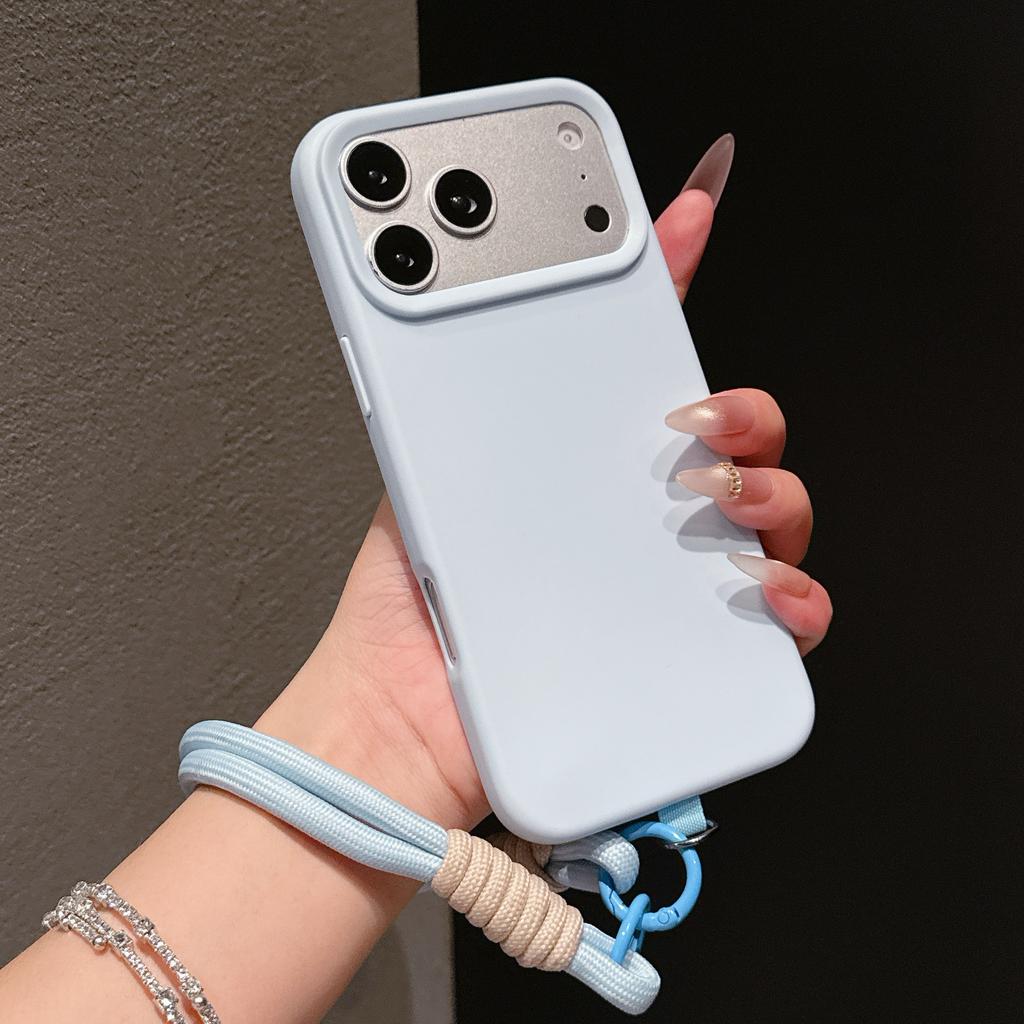 Classic Wrist Strap Phone Case Suitable For iPhone 17 Pro Max Short Strap 16 14 15 Plus Anti-Slip 12 13 11 Pro Max Case,Charm