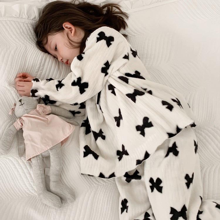 Very Fishy Winter Style Baby Girl Thick Warm Homewear Set ET326