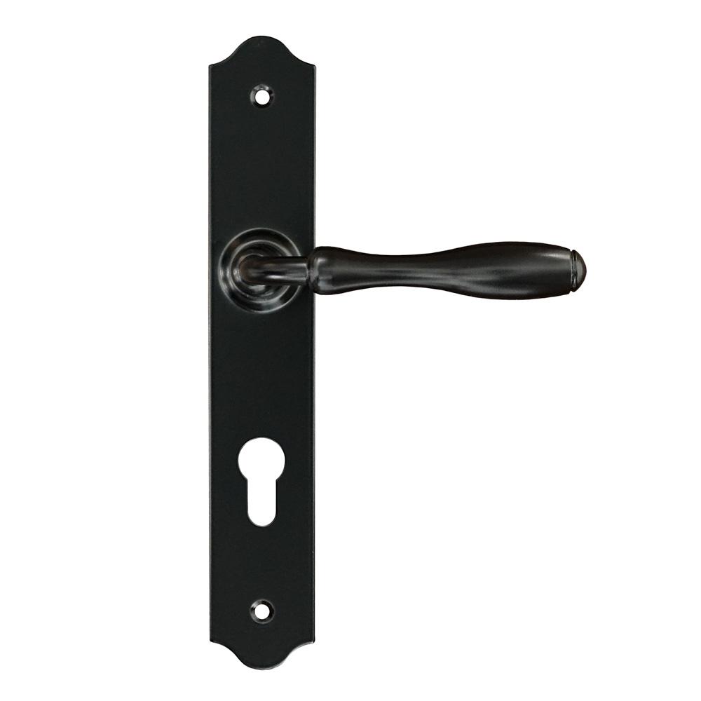BRISTOL Door Handle with a Plate for a 72mm Insert