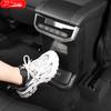 For Toyota Highlander XU70 Refit   2022 Car Carbon Fiber Interior Mouldings Gear Panel Cover Frame Accessories For