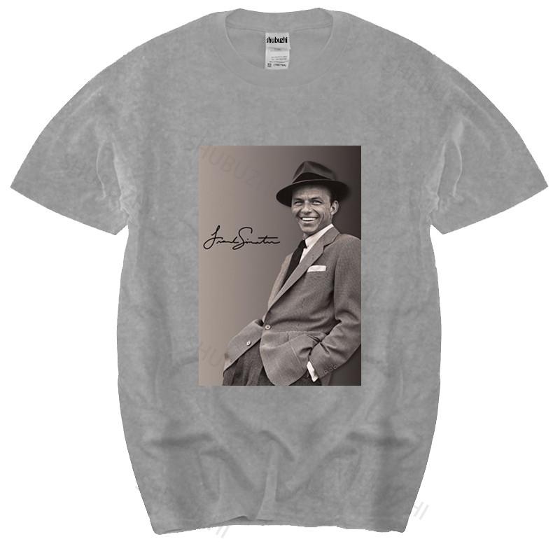 New Fashion Tshirt Men Crew Neck Tees Frank Sinatra Men T Shirt Casual Trendy Gift Music Singer Artist Birthday Actor Many Tops