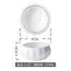 Piatto Bianco Ceramica Riccio di Mare Ciotola da Dessert Piatto Irregolare Ostrica Decorazione Ristorante Stoviglie Ciotola Condimenti Piatto Spezie