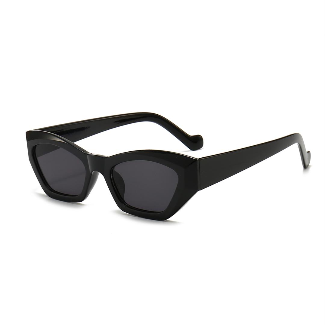 

A Pair Of Pc New Jelly-Colored Polygonal Sunglasses Female Small Box Cat S Eye Sunglasses Trend Ins Online Celebrit