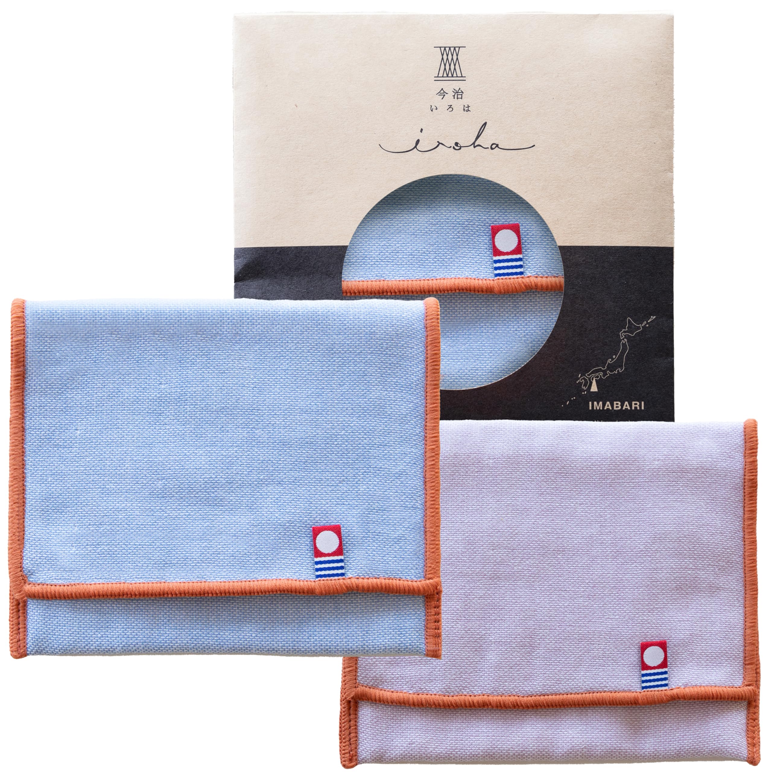 Top Factory Imabari Imabari Iroha Handkerchief Pocket 11.5 x 14.5cm Towel Handkerchief Towel Pouch Imabari Towel Women s 100% Cotton Gauze Terry