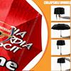 Parapluie personnalisé avec nom d'équipe de football F.C, Ouverture/Fermeture Automatique, Structure Robuste à 8 baleines, Utilisation Quotidienne, Camping, Randonnée, Cadeau d'Anniversaire