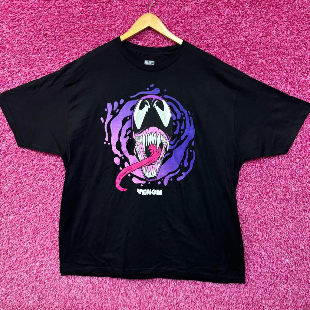 Venom Face Ombre Swirl 100% Cotton T-shirt Mens Tees Top