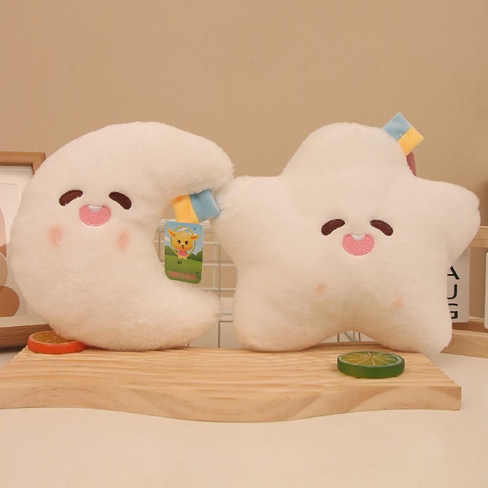 8 Inches Moon Star Doll Moon Star Sleeping Pillow Delicate Plush Toy