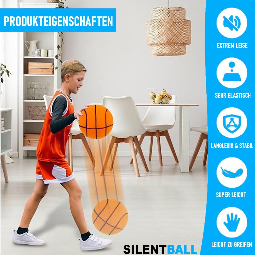 SILENTBALL Silent Basketball Quiet Indoor Training Ball Uncoated