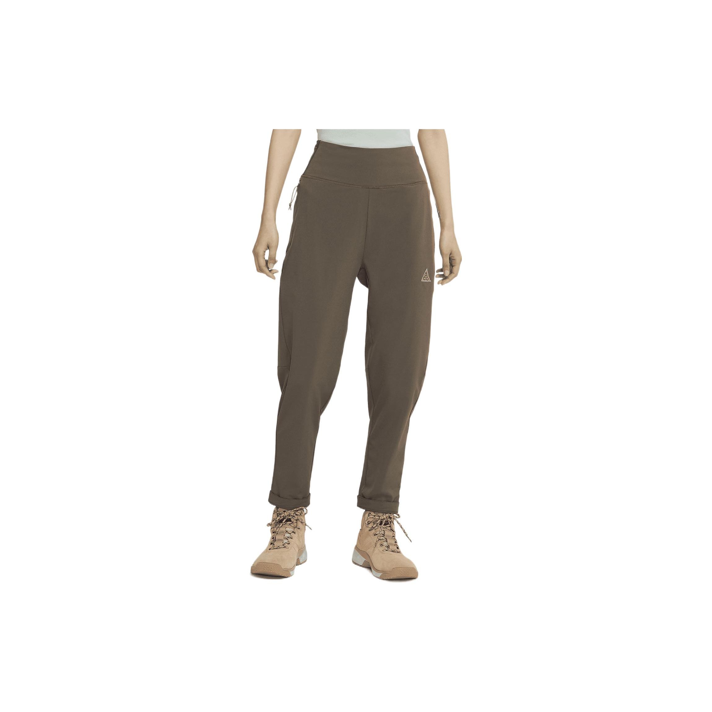 

Nike ACG Series Solid Quick-Dry Lightweight Stretch Knit Sports Pants Women pants Brown DB1231-070 M