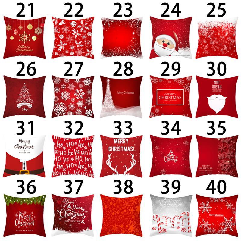40 Farben Sofa Kissenbezug rot Platz Schneeflocke Weihnachten Home & Living Neujahr Mode