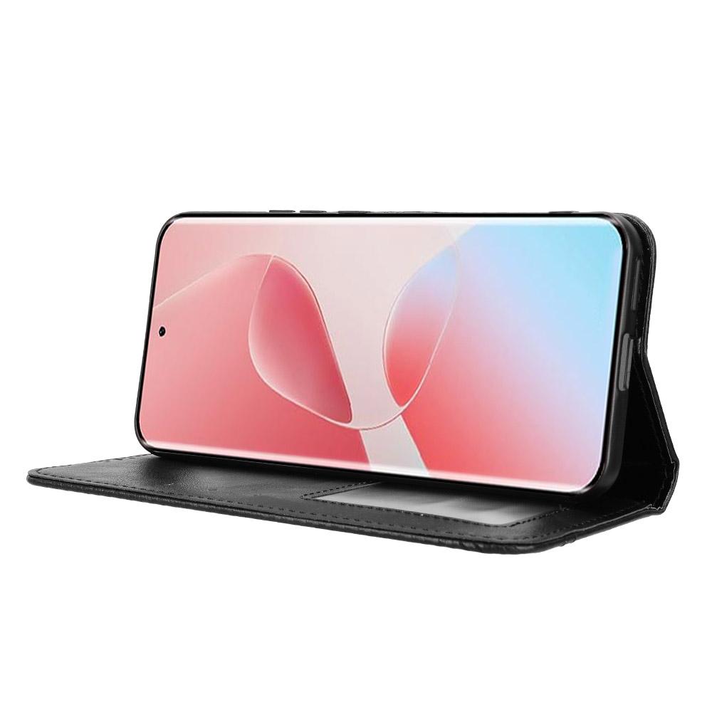 For Infinix Hot 60 Pro 4G Leather Case Wallet Stand Retro Texture Phone Cover