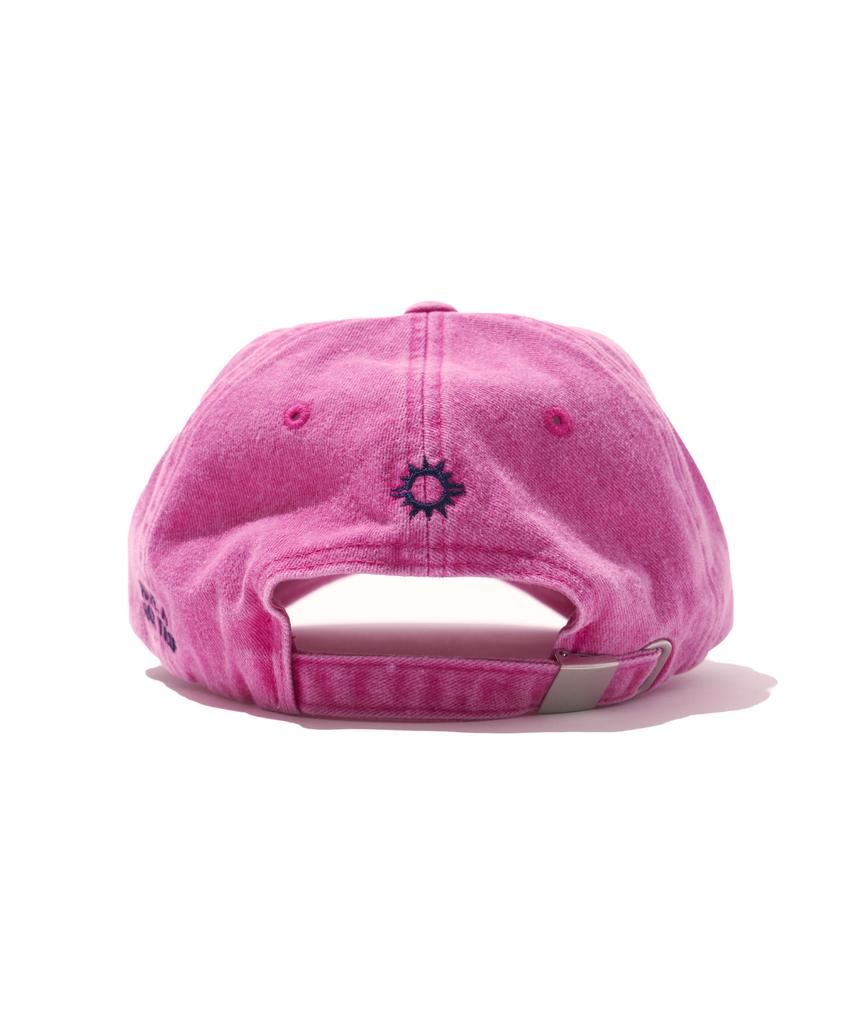 HELLO SUNRISE H Logo Cotton Ball Cap_Pink