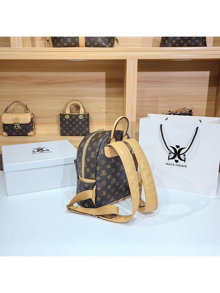 Women's Retro Floral Backpack, Classic Style, Fashionable, Large Capacity, Perfect for Commuting