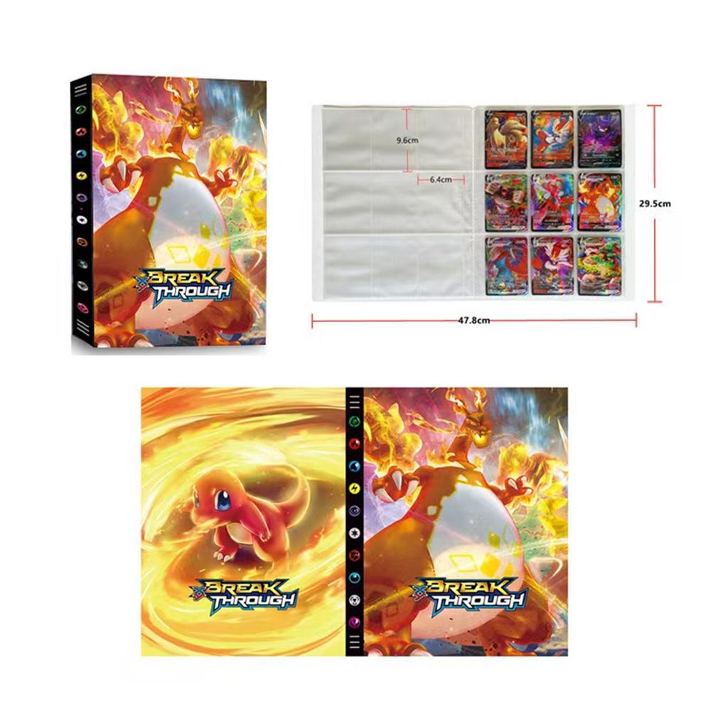 

Новий Charizard Mewtwo Squirtle Тримач Папка Колекційний Тримач Захисник Аніме Картки Зошит Pokemones Альбом 240/540 ШТ Книжка для Карт