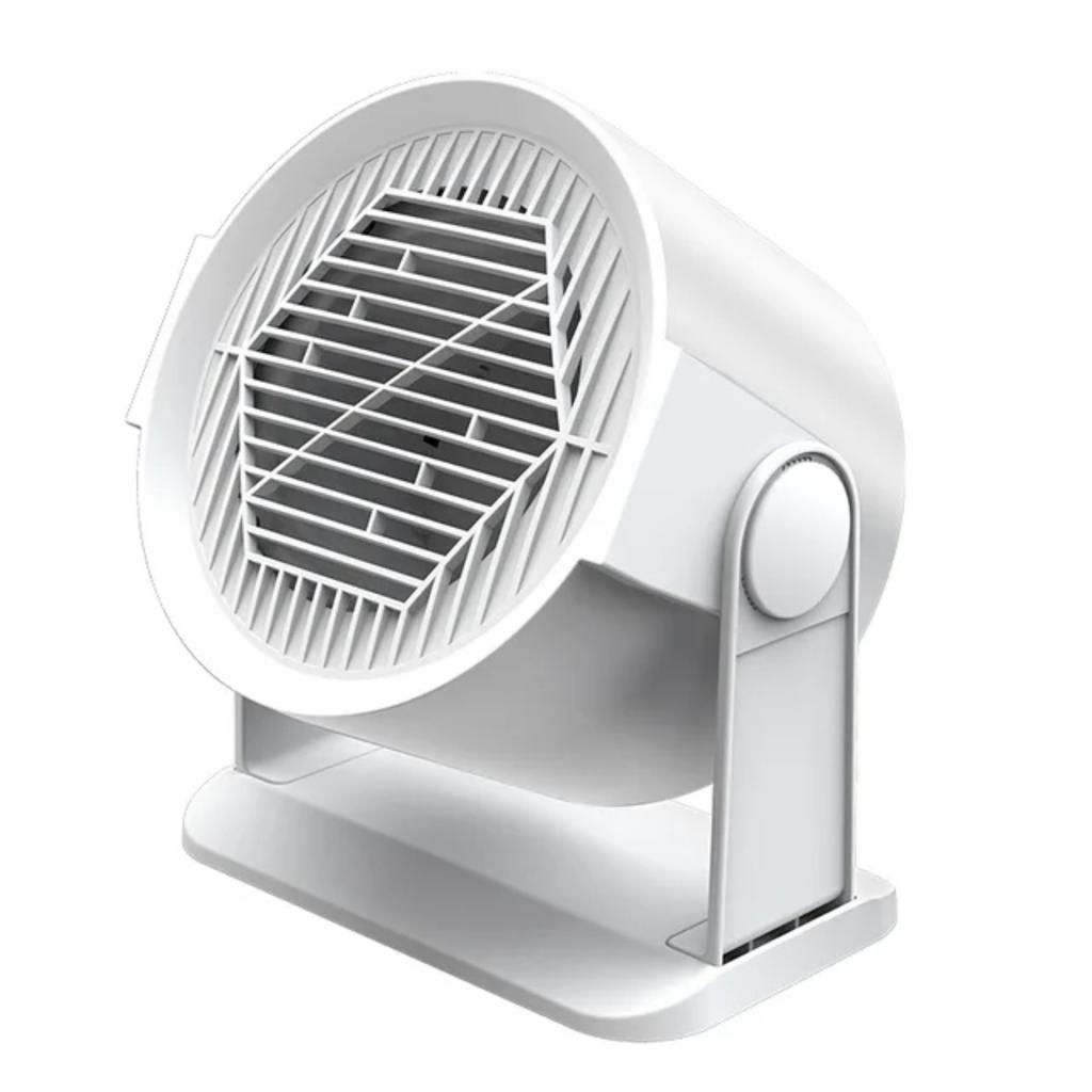 New Compact Portable Mini 400W Electric Heater Fan for Office Desk, Small Desktop Winter Warm Air Blower Appliance, Efficient 11