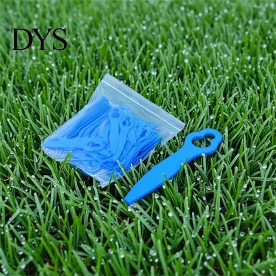 Heavy Duty Trimmer Cutter 100 Pcs Replacement Blades for Ferrex Grass Trimmer, Cordless Parts Lawn Care Blades, Plastic Garden Weed Trimming