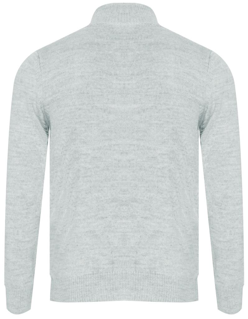 Men's turtleneck sweater - 8157 GREY M