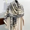 1Pieces Women's Vintage Jacquard Scarf All-season, winter, and autumn warm, soft, and stylish large shawls and wraps Extra-large air conditioning