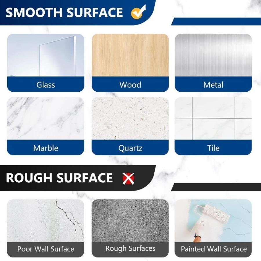 A Set of 12 Seamless Self-Adhesive Plastic Shower Racks, Sticky Replacements for Shower Baskets, Transparent Adhesive Hooks, Strong Hook Strips