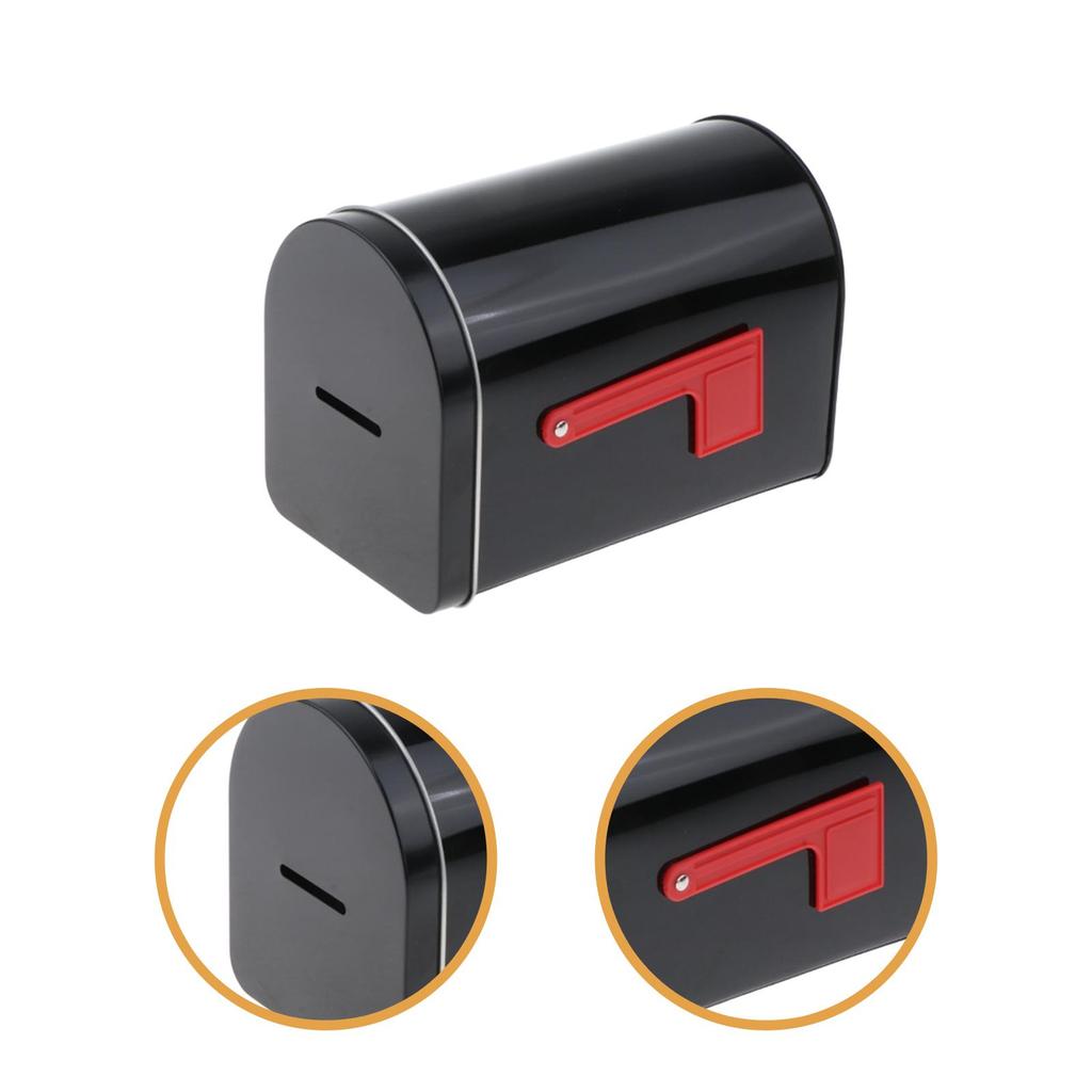 Mailbox Windproof Mail Insertion Modern Iron Letterbox for Outdoor Gate Door