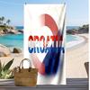 Asciugamano da Spiaggia con Stampa Calcio Croazia Asciugatura Rapida Super Assorbente Morbido Asciugamano da Bagno per Nuoto Spiaggia Viaggio Souvenir Regalo per Fan