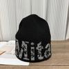 New alphabet wool hat women's autumn and winter versatile ear protection warm and cold-proof knitted pullover cold hat