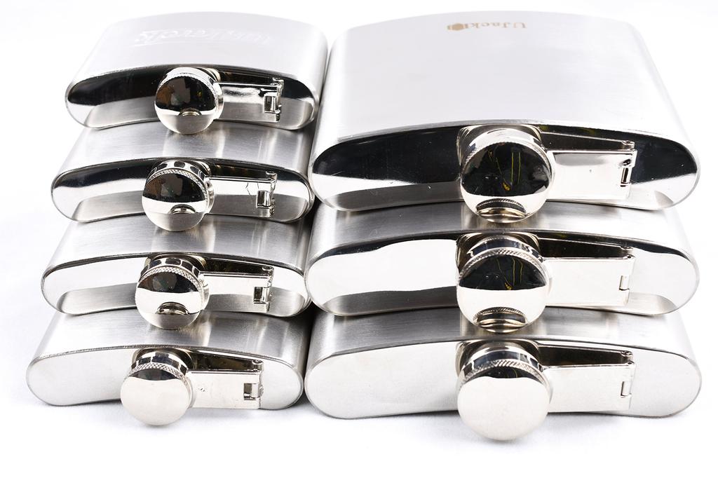 UJack Whiskey 304 Stainless Steel Whiskey Hip Authentic Japanese Product Stainless Steel Large Capacity Mirror Finish Flask, Bottle, Flask, Flask,