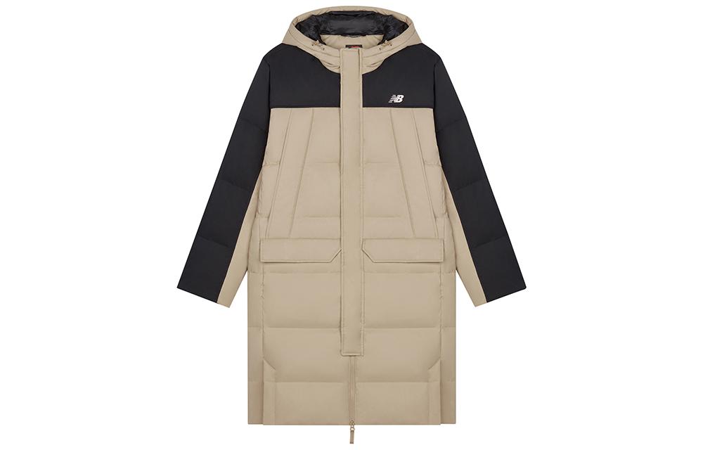 New Balance Sports Life Collection Down Jackets Men s Khaki Hooded Moderate Other AMJ33338-INC L