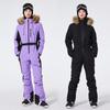 Damen Skianzug Einteiler Schneeanzug Snowboard Slim Isoliert Jumpsuit Wasserdicht Winddicht Winter Warm Outdoor Sportarten Snowboardanzug für Damen