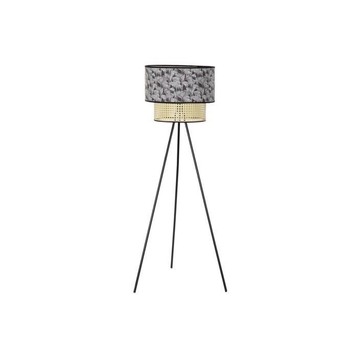 Gulvlampe - Naturfarget - Svart - Metall - Palmer - 60 x 60 x 129 cm
