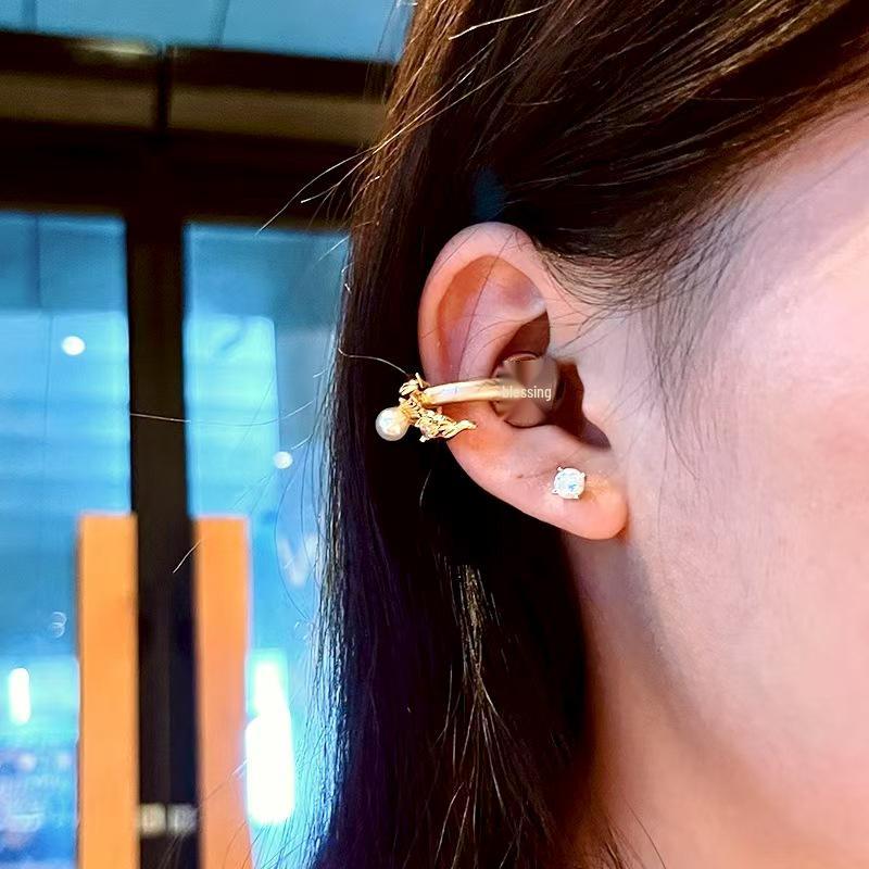 Accesorii de Agățat Huawei FreeClip cu Clips pentru Ureche Fluture Plin de Diamante