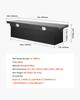 Crossover Truck Tool Box, 72x20x14 In, Heavy Duty Aluminum Toolbox with Diamond Texture, Pick Up Truck Bed RV Trailer Toolbox, Waterproof Storage