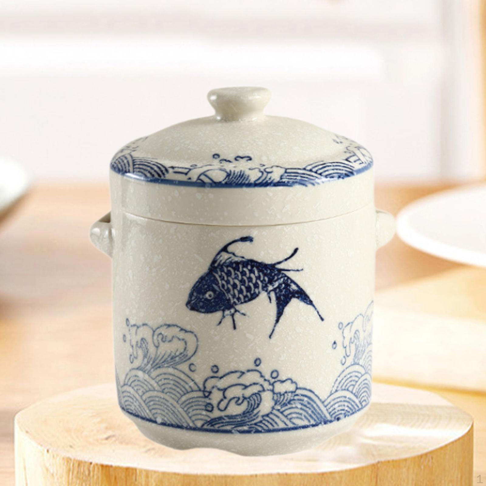 

Butter Crock Keeper Многофункциональная жаропрочная кастрюля с крышкой для готовки еды Fish