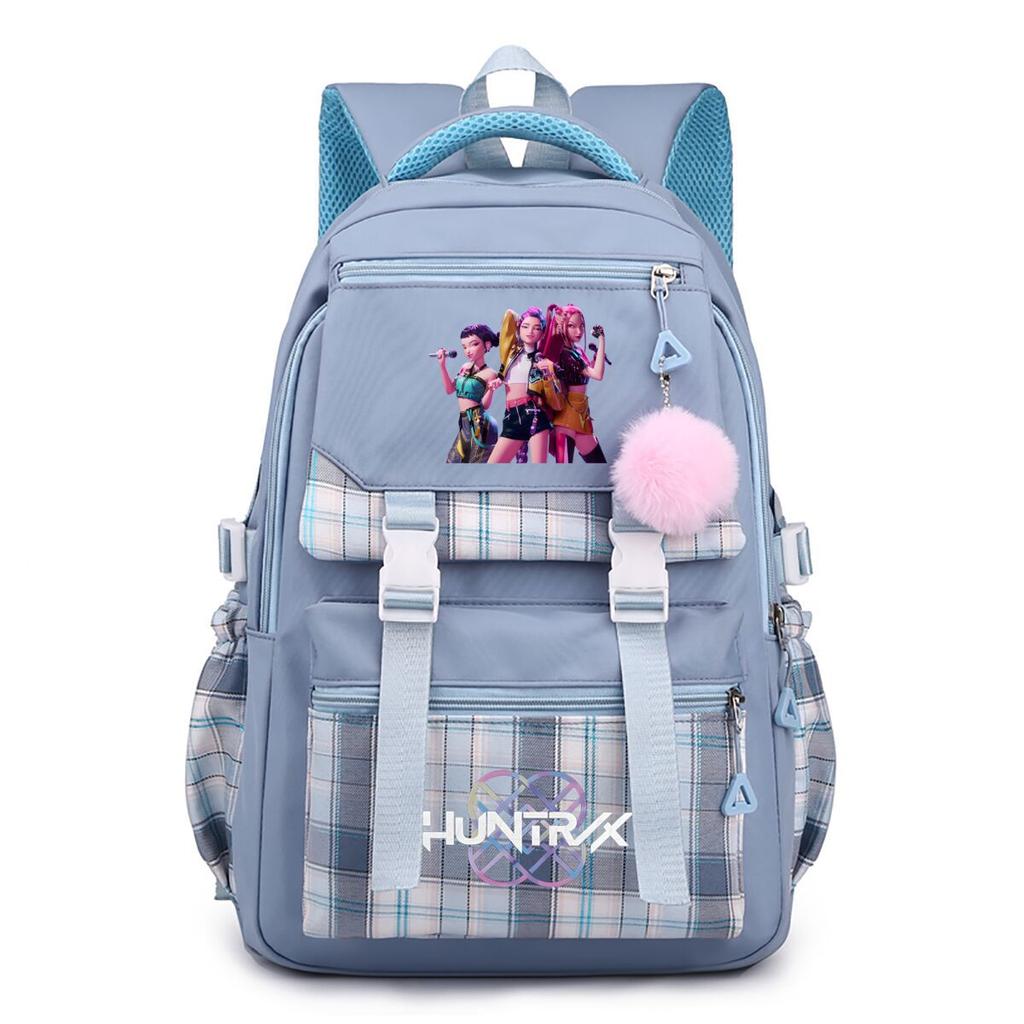Trend Korean Version Of Large-Capacity Backpack, Animation Printing, Primary And Secondary School Schoolbag