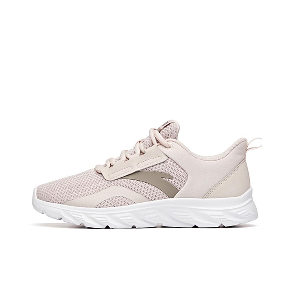 Anta Lifestyle Series Shock Absorbing Non-Slip Low-Top Sports Casual Shoes Women Sneakers Lotus-Gray 922225523-2