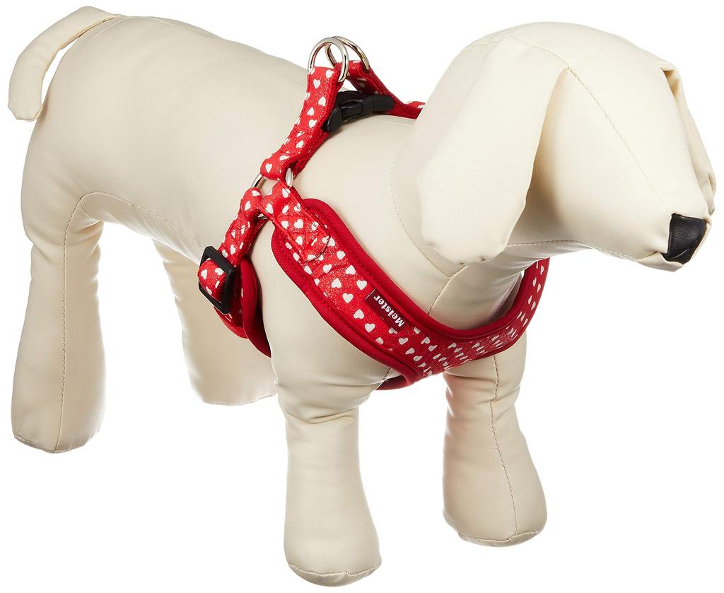 Meister Softy Harness Lame Heart Red M Size