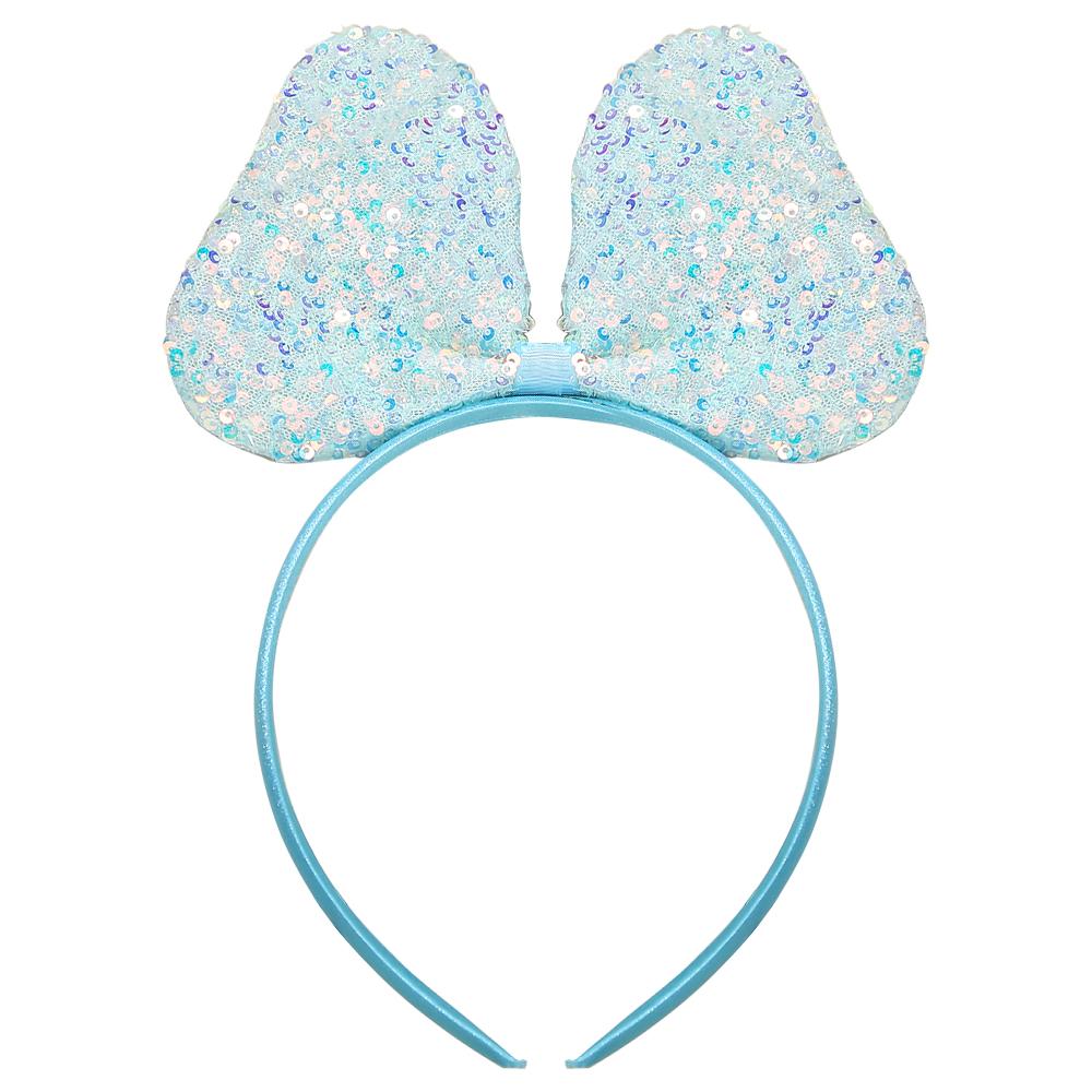 Großes Glitzer Schleifen Stirnband für Mädchen Rote Pailletten Schleife Haarbänder Halloween Weihnachtsfeier Cosplay Kostüm Geschenke für Teenager Frauen