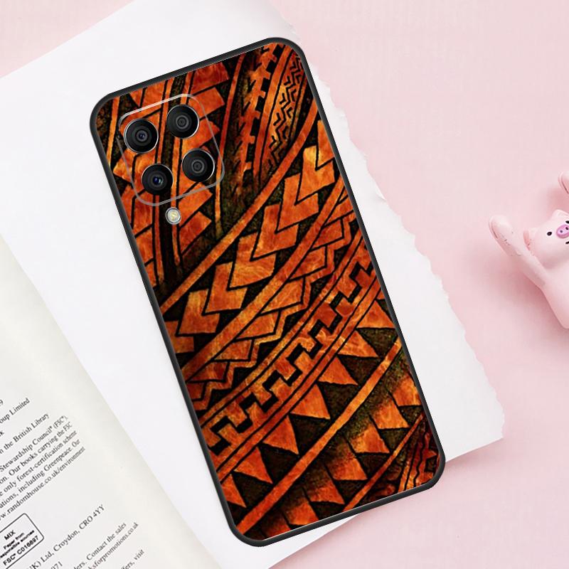 Maori Polynesian Samoan Tribal Case For Samsung Galaxy M52 M32 M12 M13 M53 M51 M31 M11 M14 M34 M54 M16 M36 M56 M15 M35 M55