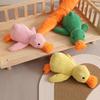 Cute Plush Ducks Dog Toy with Soft Squeaker Wear-Resistant Pet Interactive Toy for Small Medium Large Dogs