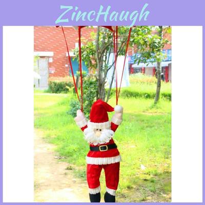 Christmas Santa And Snowman Hanging Decorations With Fabric Material For Holiday Decor