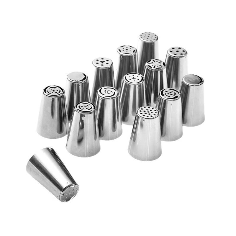 20-teiliges russisches Edelstahl-Spritzdüsen-Set