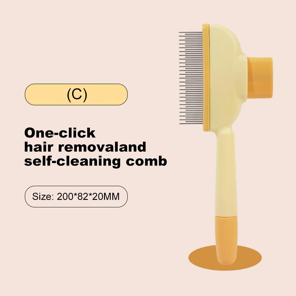 Dogs & Cats Hair Knot Comb Pet Grooming Brush with Dense Teeth Comb & Lice Removal for Dogs Cats Puppy Kitten Long Hair Dog Hair