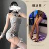 Sex Underwear Turtleneck Halter Hollow Work Mouth Sex Sweater Knitted Suit Seductive and Sexy