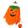Cosplay Pumpkin Costume Set for Halloween Events with Fun Headgear