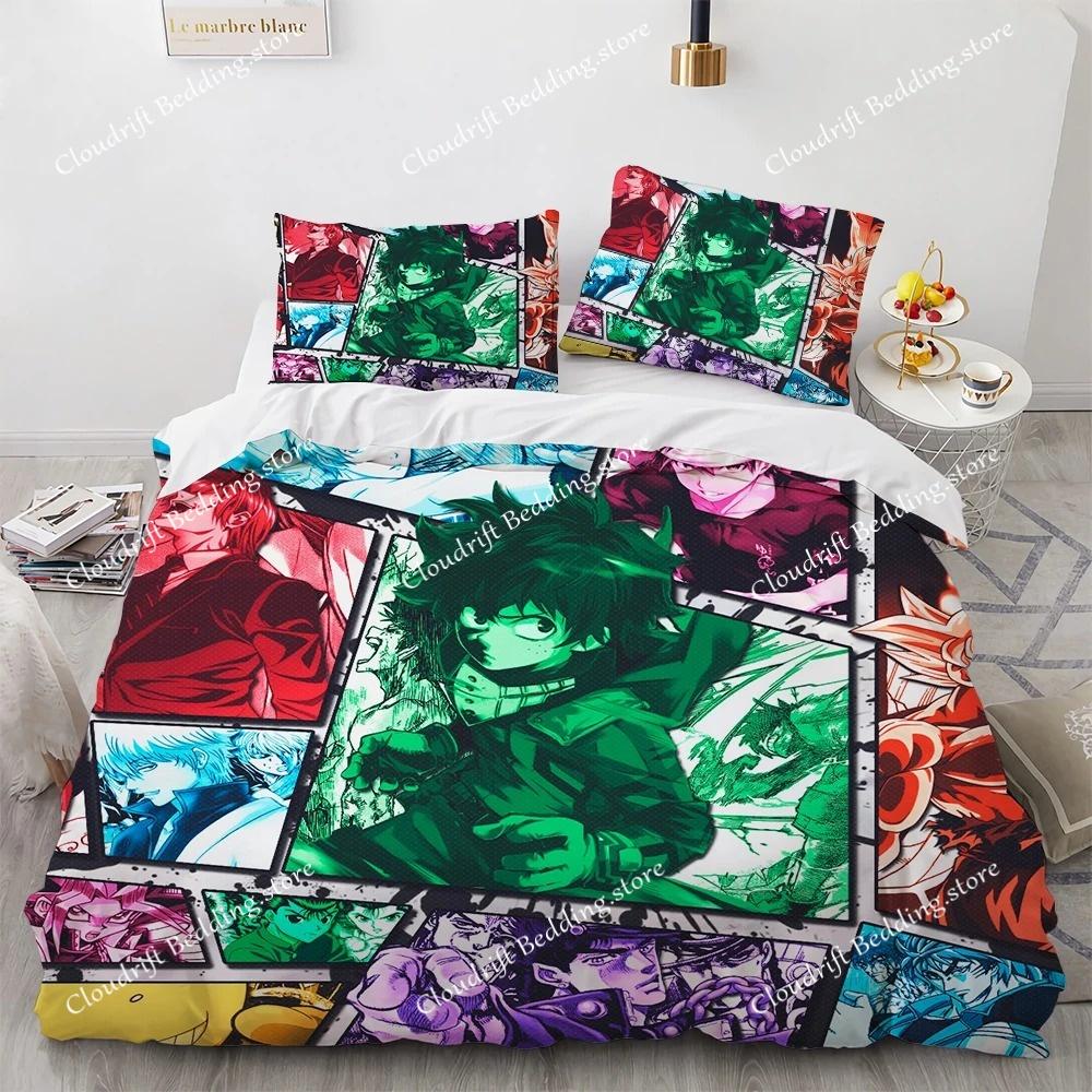 3D Print Fashion Anime Hunter X Hunter Bedding Set Boys Girls Twin Queen Full Size Duvet Cover Pillowcase Bed Adult Bedroom